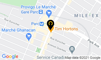 Les Courtiers in Montreal map