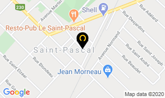 Les Cuirs Leco Lt&eacute;e in Saint-Pascal map
