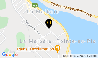 Les Dessous De B&eacute;a in La Malbaie map