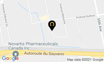 Les Emballages Team Inc in Dorval map