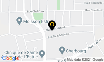 Les Enseignes Multi Visuel in Sherbrooke map