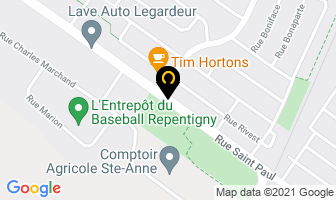 Les Entreprises Sinistrales in Repentigny map