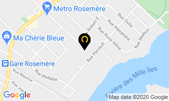 Les Entreprises V G Inc in Rosemère map