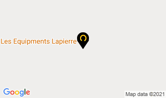 Les Equipments Lapierre Inc in Saint-quentin map