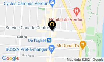 Les Evaluations Charland Ferlatte in Verdun map