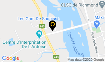 Les Gars De Saucisse in New Richmond map