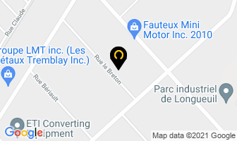 Les Goudrons Durand Inc in Longueuil map