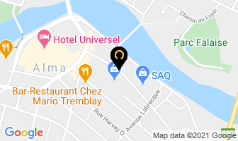 Les Importations Jass in Alma map