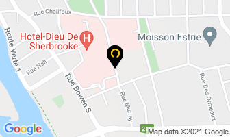 Les Jardins De L'est Inc in Sherbrooke map