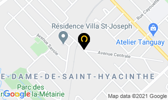 Les Machineries St-Amant Inc in Saint-Hyacinthe map