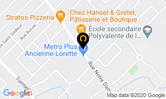 Les Nettoyeurs Net-Top in L'Ancienne-Lorette map