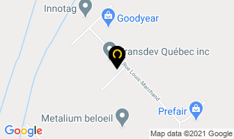 Les Plastiques Jets in Beloeil map