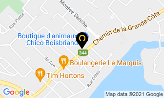 Les Plats Cuisines Inc in Repentigny map