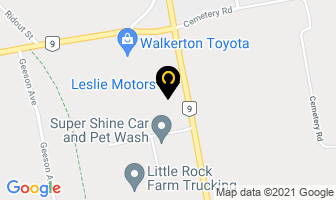 Leslie Motors Ltd in Walkerton map