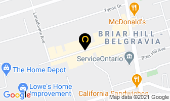 Lesniak Sales in Orillia map