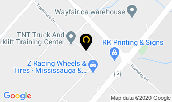 Less Truck Centre in Mississauga map