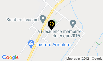 Lessard Jean in Thetford Mines map