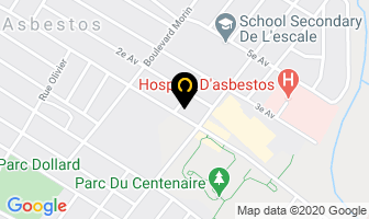 L'essentiel Des Travailleurs in Asbestos map