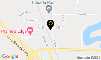 Letellier Hotel-Oscar's Bar in Letellier map