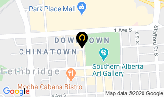 Lethbridge Chiropractic in Lethbridge map
