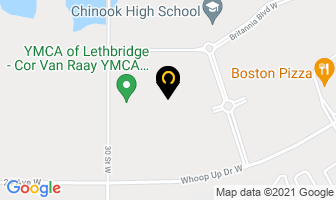 Lethbridge Curling Club in Lethbridge map