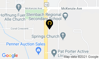 Lets Celebrate Rentals in Steinbach map