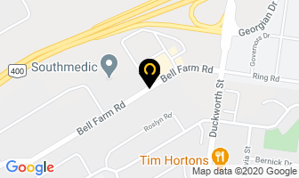 Letwin K M Dr-Eye Physician & Surgeon in Barrie map
