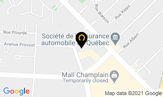 Leucan Inc in Brossard map
