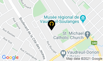 Levac Lucien A in Vaudreuil-Dorion map