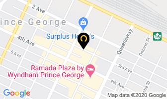 Levine & Company in Prince George map