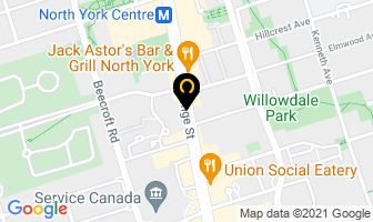 Levita Robbie in North York map