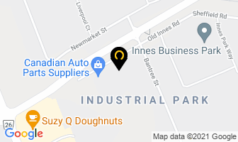 Lexon Transport Inc in Guelph map