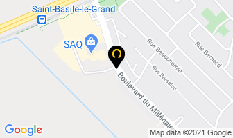 L`express in Saint-basile-le-grand map