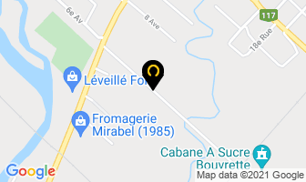 Libellule Image Inc in Saint-Jérôme map