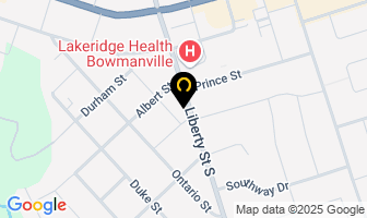 Liberty Dental Centre in Bowmanville map