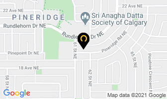Liberty Roofing Inc in Calgary map