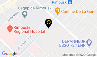 Librairie Du Centre De Pastorale in Rimouski map
