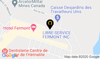 Libre Service Fermont Inc in Fermont map