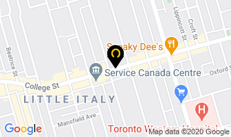License Office Drivers Vehicles in Toronto map