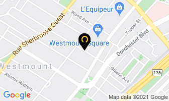 Liebman Legal in Westmount map