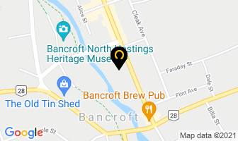 Lifelabs in Bancroft map