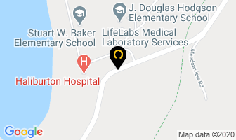 Lifelabs in Haliburton map