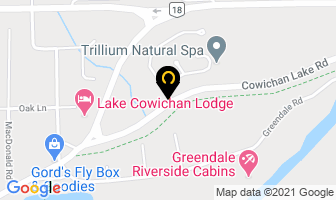 Lifelabs in Lake Cowichan map