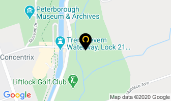 Liftlock Golf Club in Peterborough map