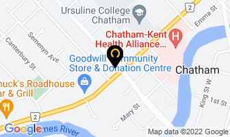 Lighthouse Dental Chatham in Chatham-Kent map