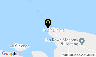 Lighthouse Pub in Saturna map