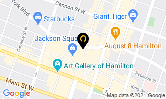 Lina's European Pastries in Hamilton map