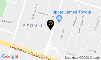 Lincoln Dental Care in Hamilton map