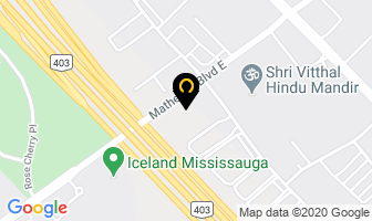 Line To Line in Mississauga map