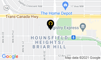 Lions Park Denture Clinic in Calgary map
